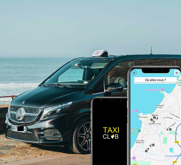 application taxi club biarritz