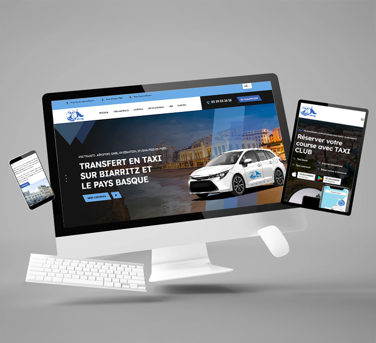 Réserver un taxi sur le site internet