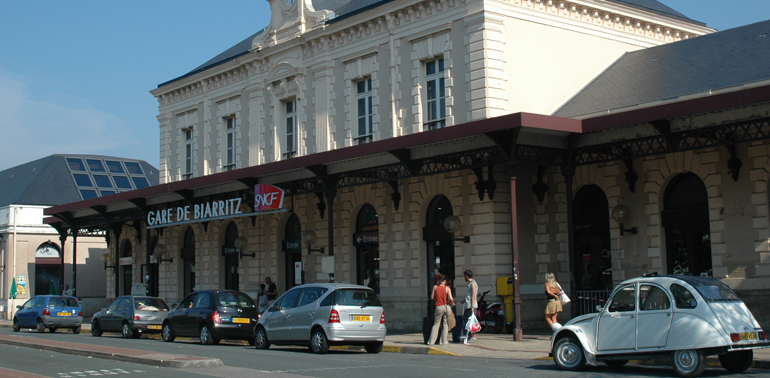 transfert gare de biarritz