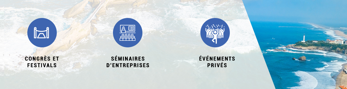 transport congrès à Biarritz